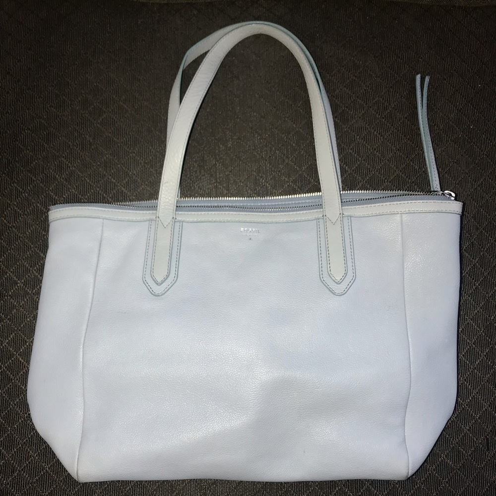 Light blue fossil purse
